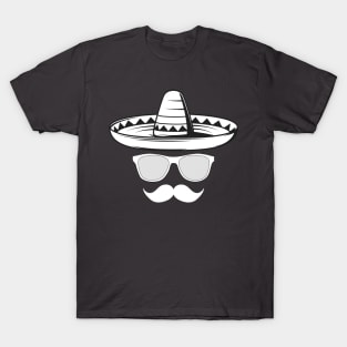 THE GOAT OF SOMBRERO FACE CINCO DE MAYO T-Shirt